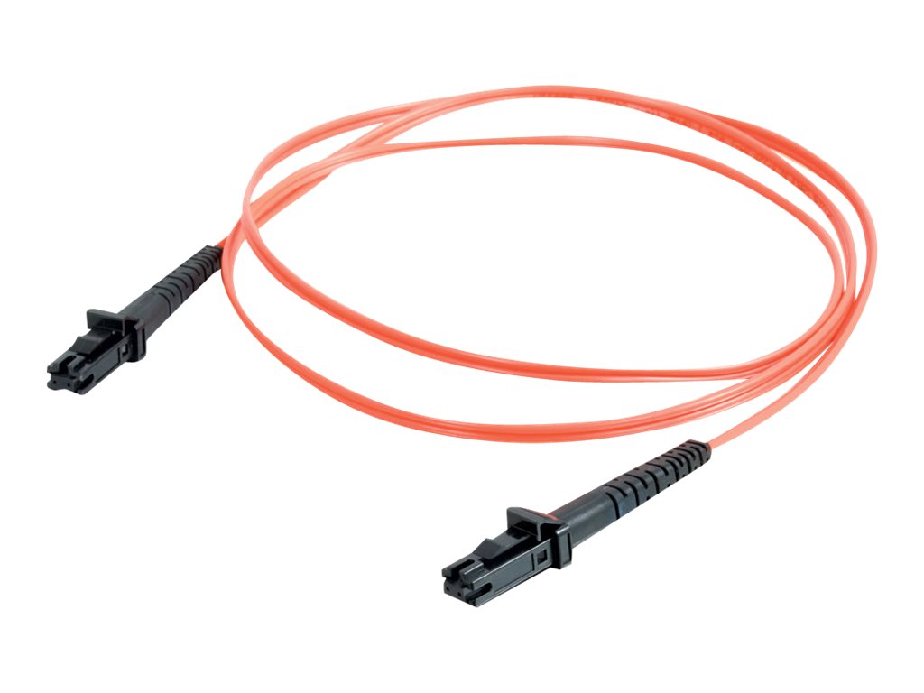 C2G 10m MTRJ-MTRJ 62.5/125 OM1 Duplex Multimode PVC Fiber Optic Cable