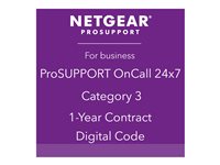 NETGEAR ProSupport OnCall 24x7 Category 3 Teknisk understøtning 1år