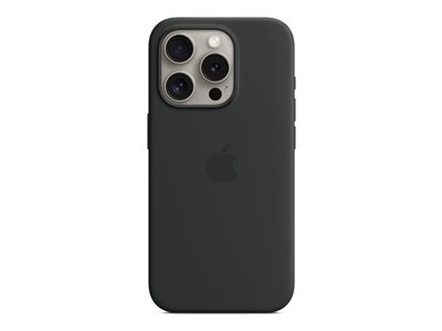 APPLE iPhone 15Pro Sil Case MagS Black