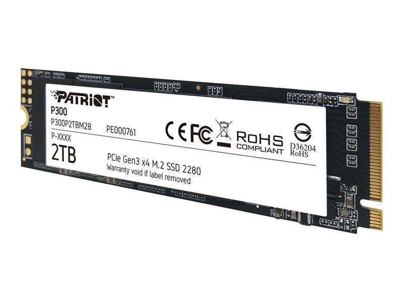 SSD 2TB 1650/2100 P300 M.2 Patriot| PCIe