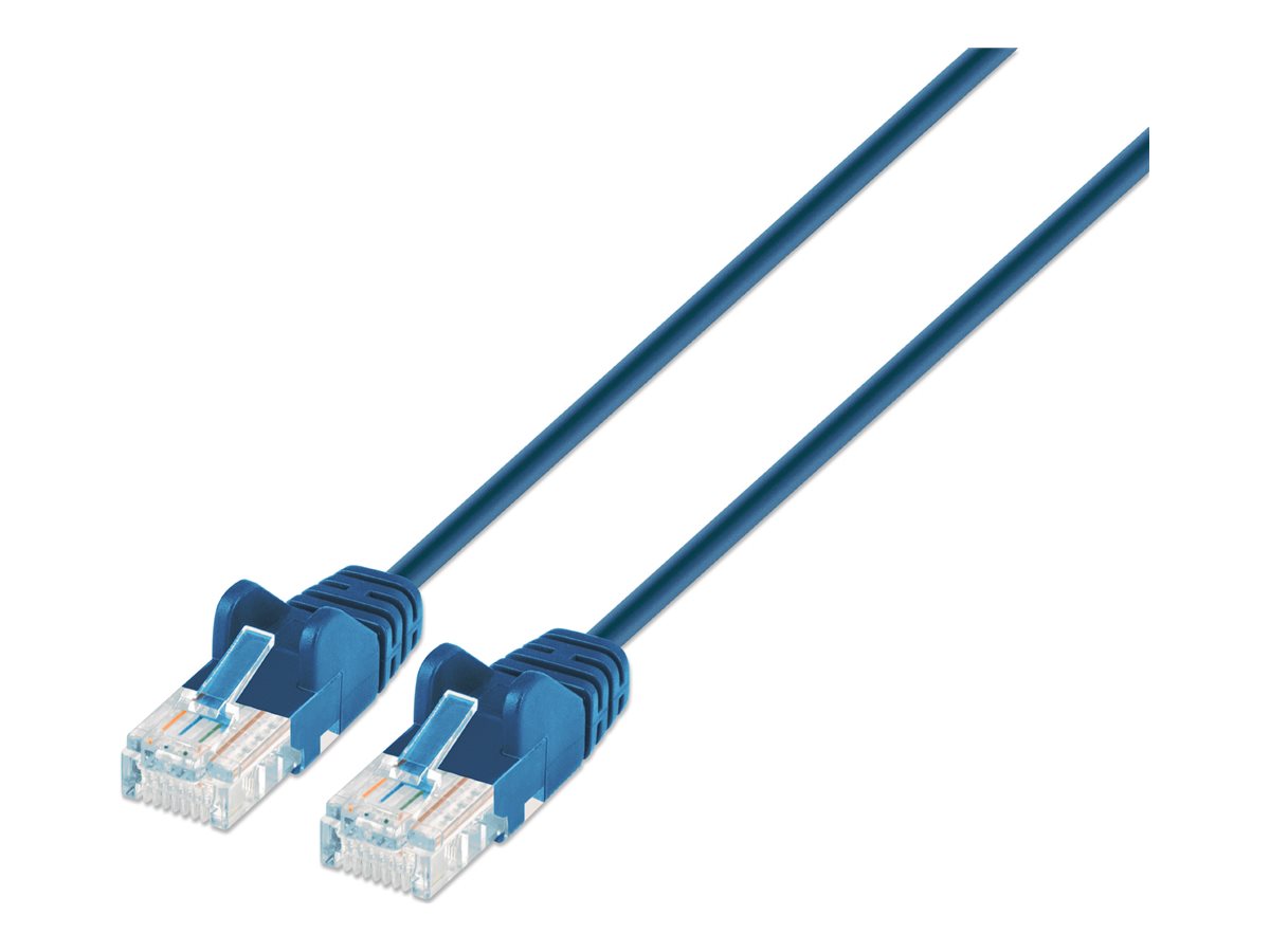 CAT6A U/UTP SLIM NETWORK PATCH CABLE, 5 FT., BLUE