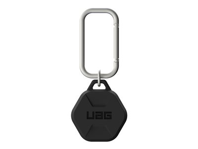 UAG Rugged Case for Apple AirTag with Carabiner Scout Black Case for airtag silicone 