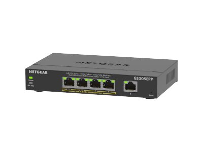 Image of NETGEAR Plus GS305EPP - switch - 5 ports - smart