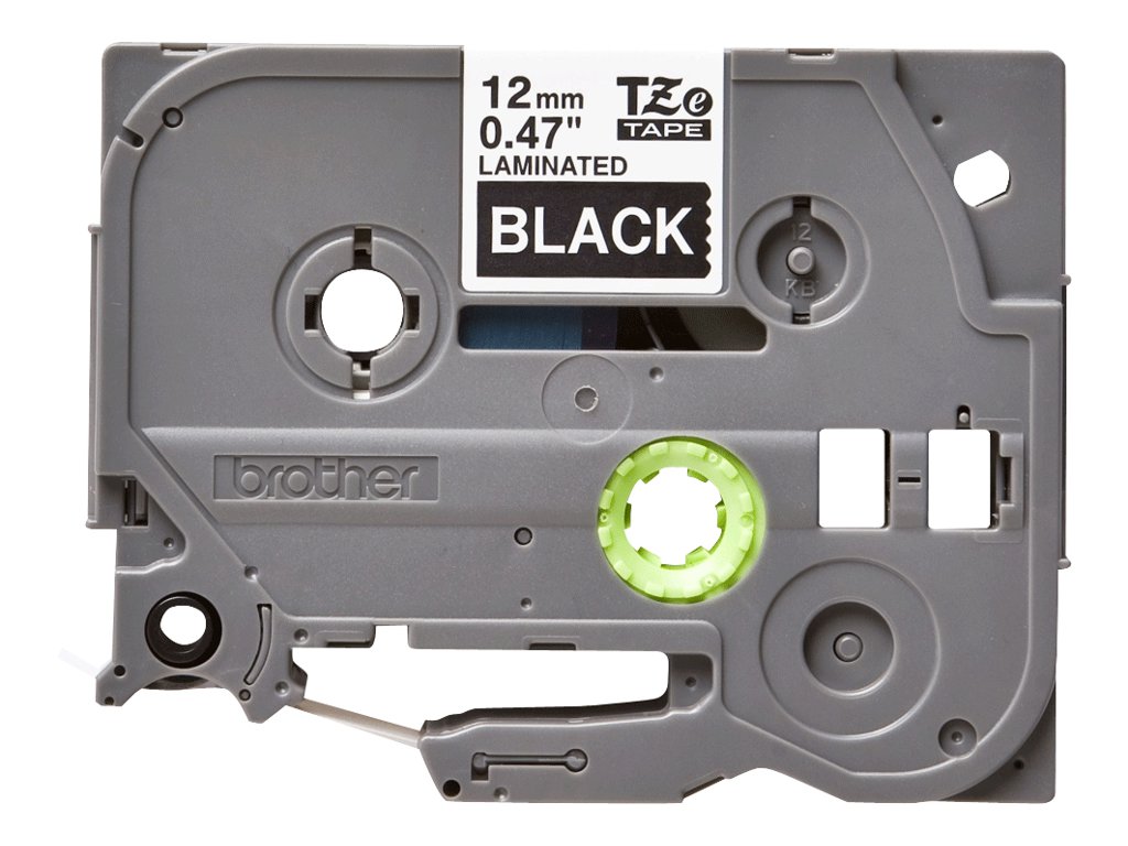 BROTHER RUBAN TZ 12 MM BLANC/NO