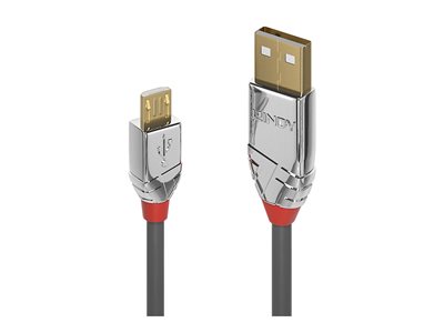 LINDY USB 2.0 Kabel Typ A/Micro-B Cromo Line M/M 5m - 36654