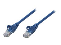 Intellinet Network Patch Cable, Cat5e, 3m, Blue, CCA, U/UTP, PVC, RJ45, Gold Plated Contacts, Snagless, Booted, Lifetime Warr