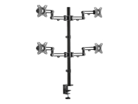 Eaton Tripp Lite Series Flex arm quad desk mount for 13 - 27