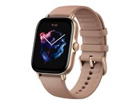 Amazfit GTS 3 smart watch with strap - pink earth