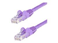 StarTech.com 25ft CAT6 Cable, 10 Gigabit Snagless RJ45 650MHz 100W PoE Cat 6 Patch Cord, 10GbE UTP CAT6 Network Cable, Purple CAT6 Ethernet Cable, Fluke Tested/Wiring is UL Certified/TIA - Category 6 - 24AWG (N6PATCH25PL)