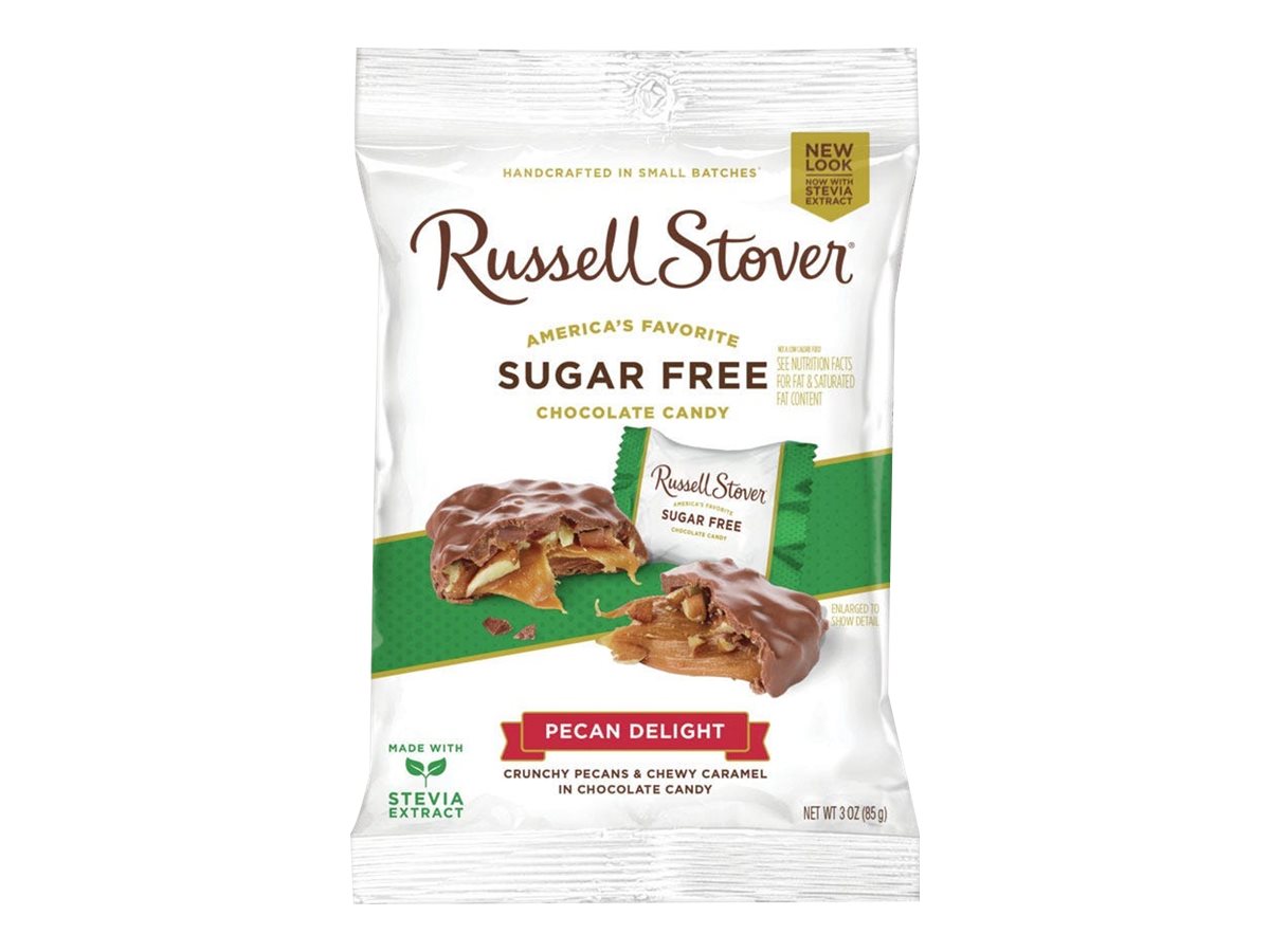 Russel Stover Sugar Free Pecan Delight Chocolate Candy - 85g