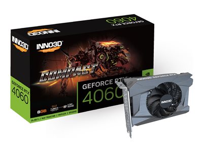 INNO3D GeForce RTX 4060 Compact 8GB - N40601-08D6-173050N