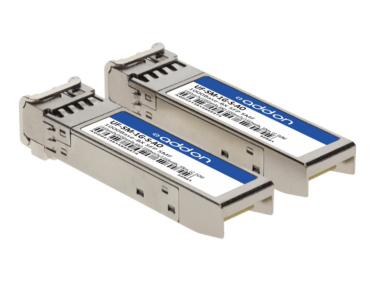 AddOn - SFP (mini-GBIC) transceiver module (equivalent to: Ubiquiti UF-SM-1G-S)