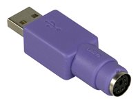 Lindy - Keyboard / mouse adapter - PS/2 (F) to USB (M) - molded