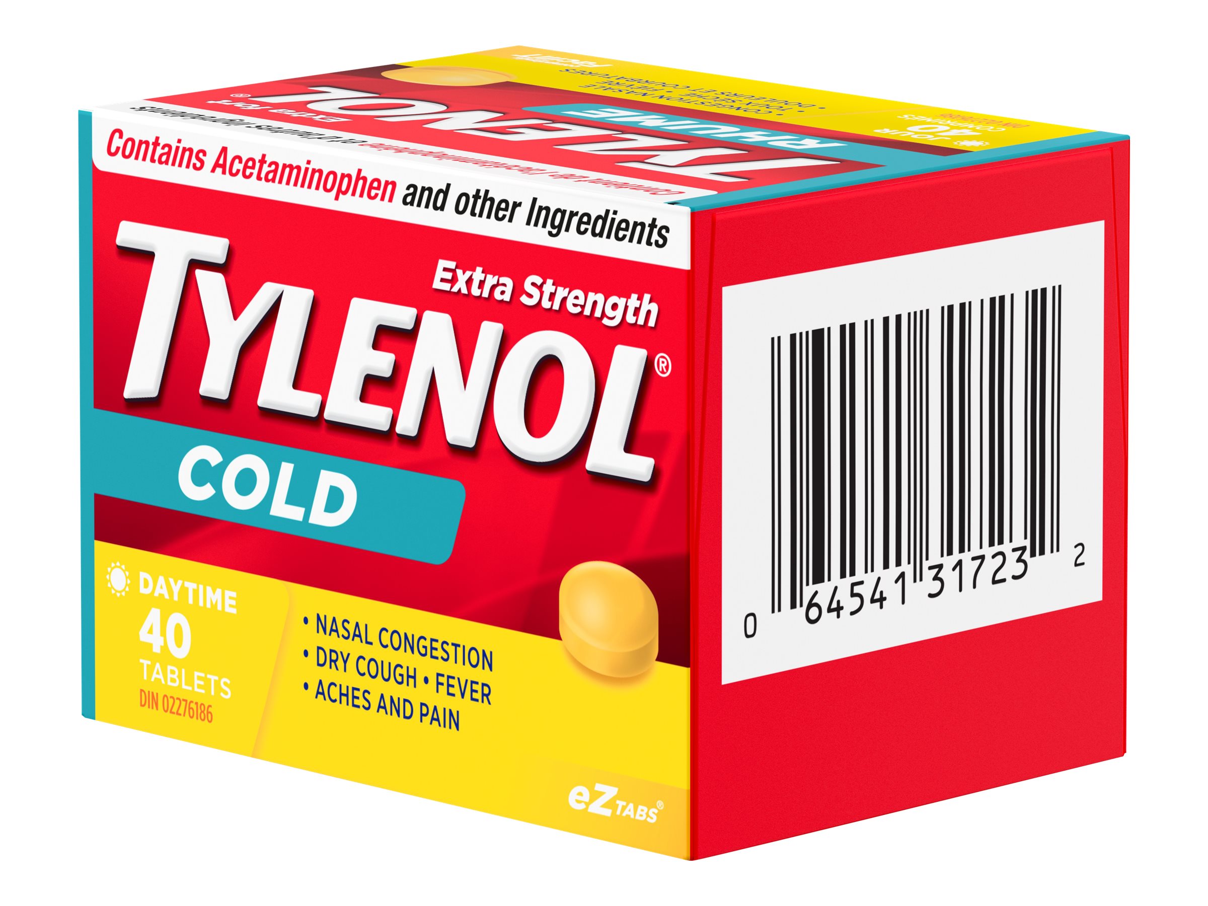 Tylenol* Cold Daytime - Extra Strength - 40 cool burst tablets