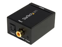 StarTech.com SPDIF Digital Coaxial or Toslink Optical to Stereo RCA Audio Converter - Digital Audio Adapter (SPDIF2AA) Koaksal/optisk digital audio konverter 5.2cm