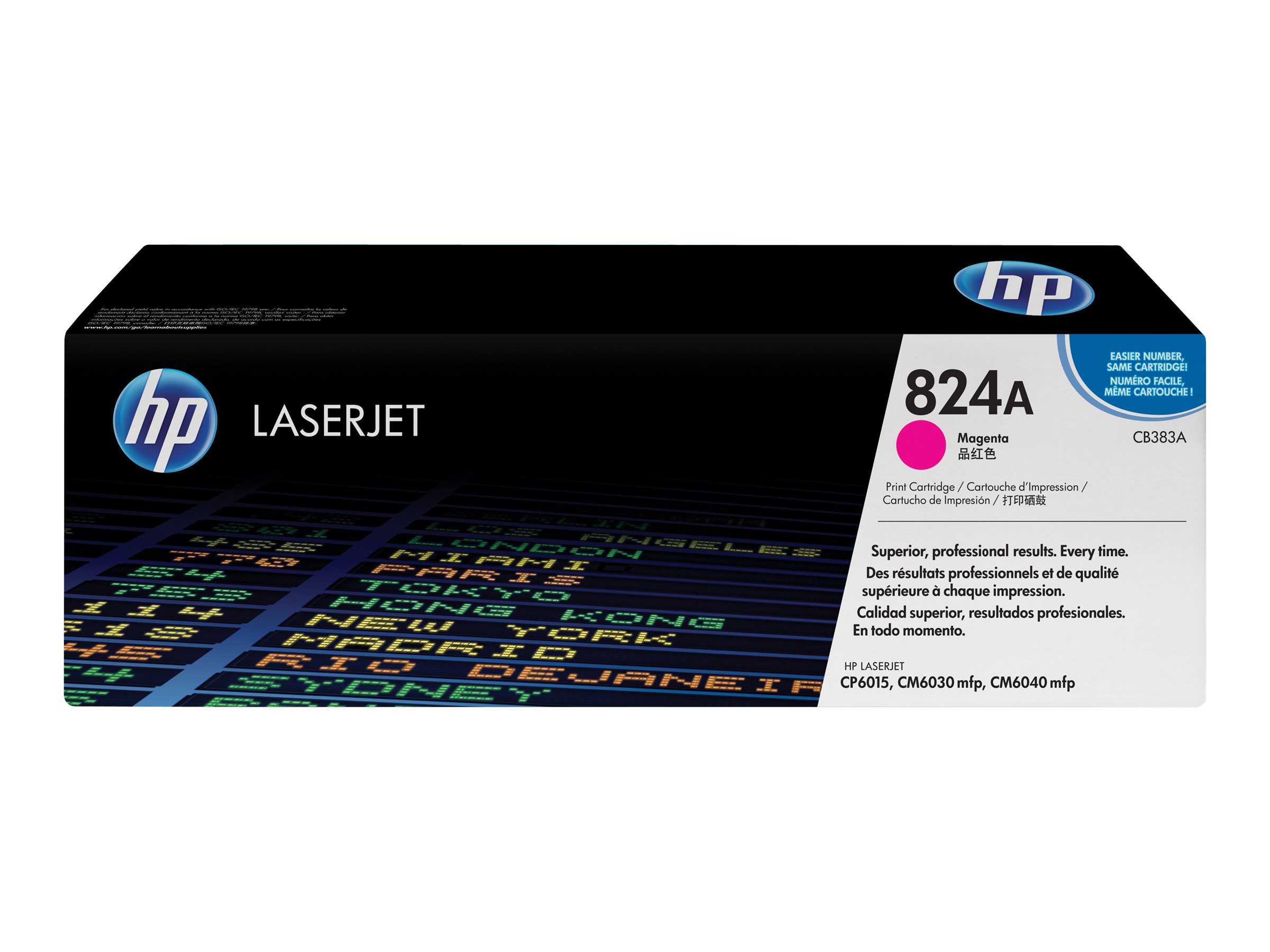 HP 824A magenta original LaserJet toner cartridge Usage / lifestyle Front 72785