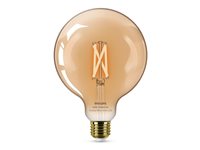 Philips Smart LED-filament-lyspære 7W F 640lumen 2000-5000K Varmt til køligt hvidt lys