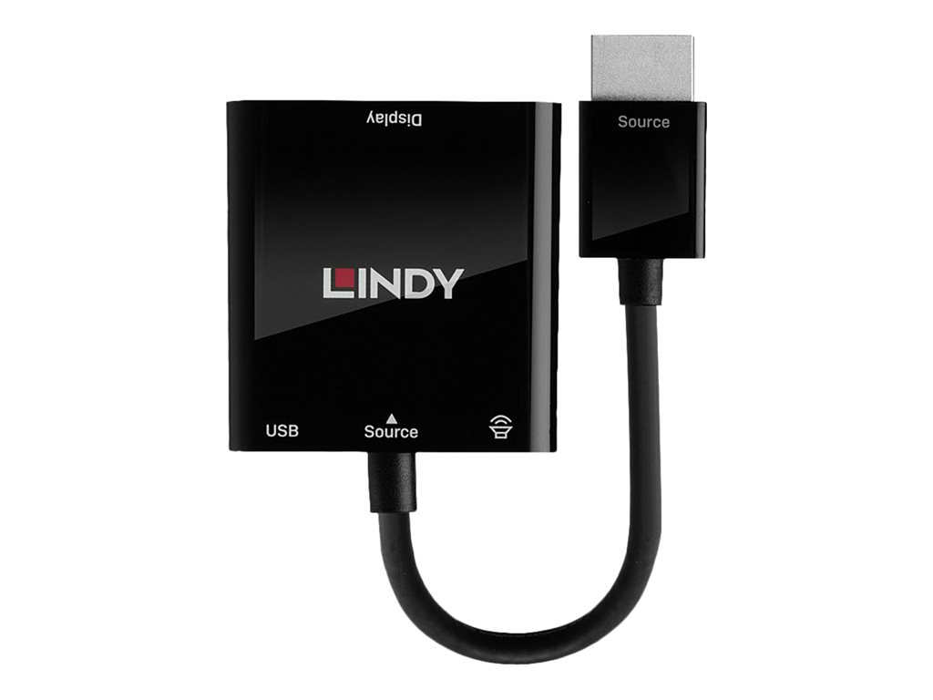 Convertisseur HDMI vers VGA & Audio Connecte une source HDMI à un affichage VGA