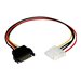12in SATA to LP4 Power Cable Adapter F/M - SATA to