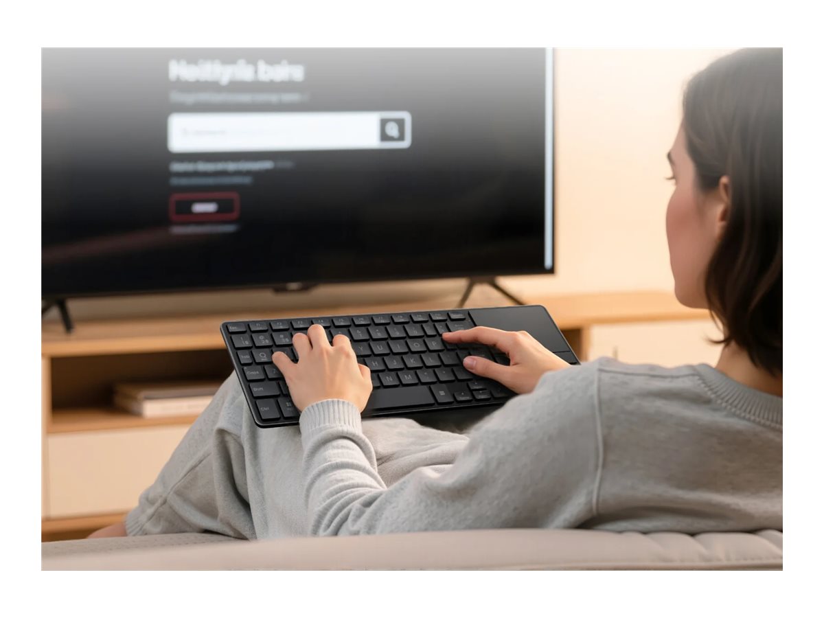 Rapoo E900T keyboard portable mini with touchpad black Input Product shot Multi-angle 78950