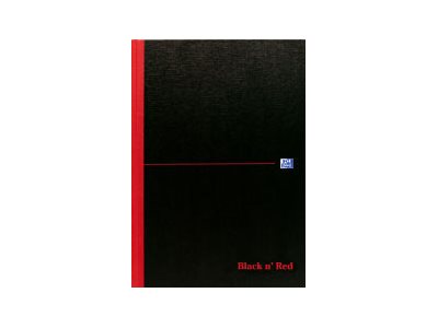 Oxford Black N Red Notebook A4 96 Pages