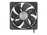 DeLOCK Fan 1-pack Sort 120 mm