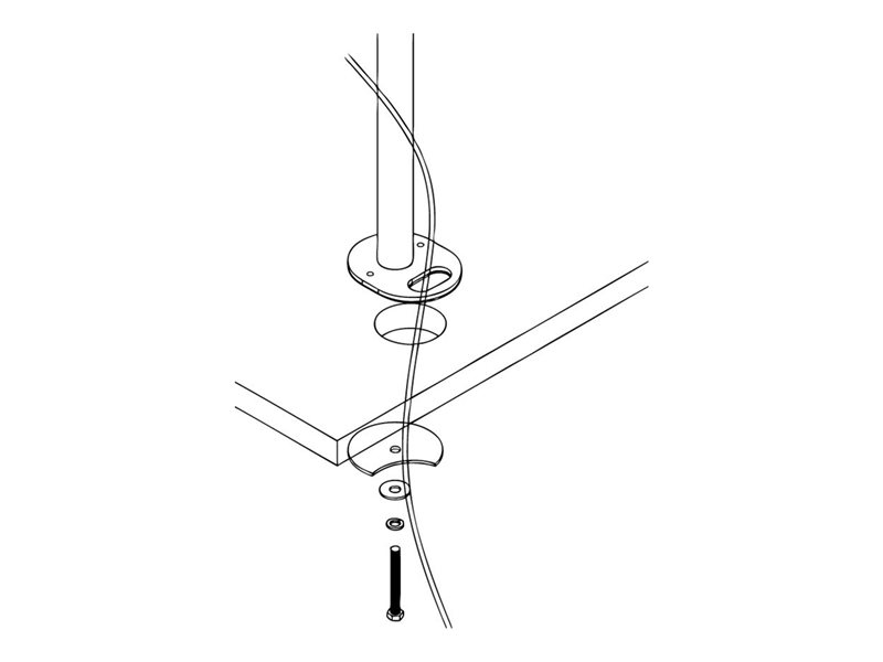 NEOMOUNTS FPMA-D960GROMMET Desk Mount