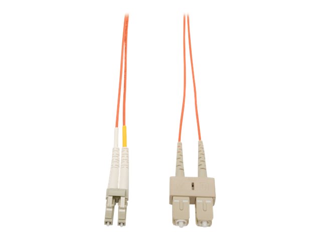 Tripp Lite 15M Duplex Multimode 62.5/125 Fiber Optic Patch Cable LC/SC 50' 50ft 15 Meter - patch cable - 15 m - orange