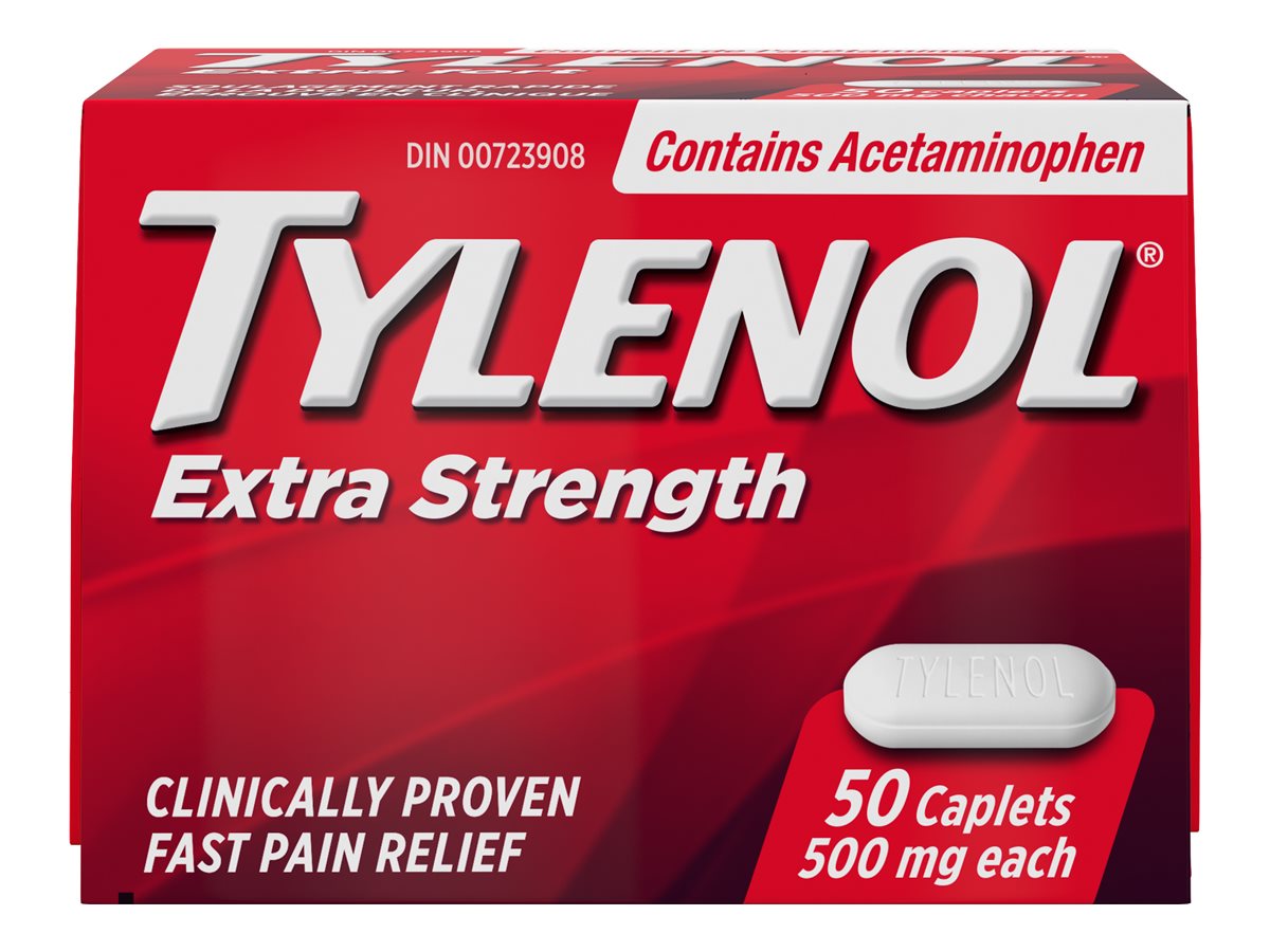 Tylenol* Extra Strength Acetaminophen Caplets - 50's� �