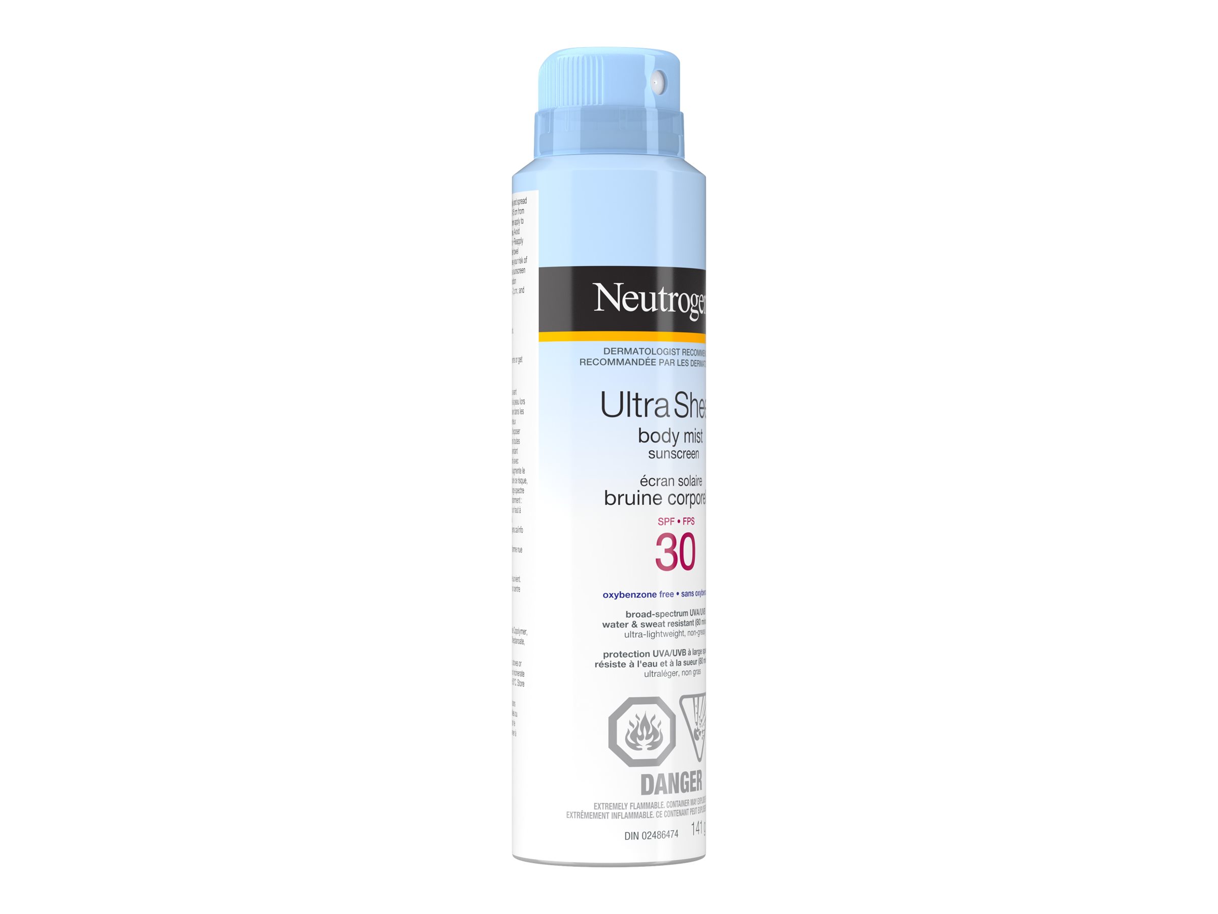 Neutrogena Ultra Sheer Body Mist Sunscreen - 141g/SPF 30