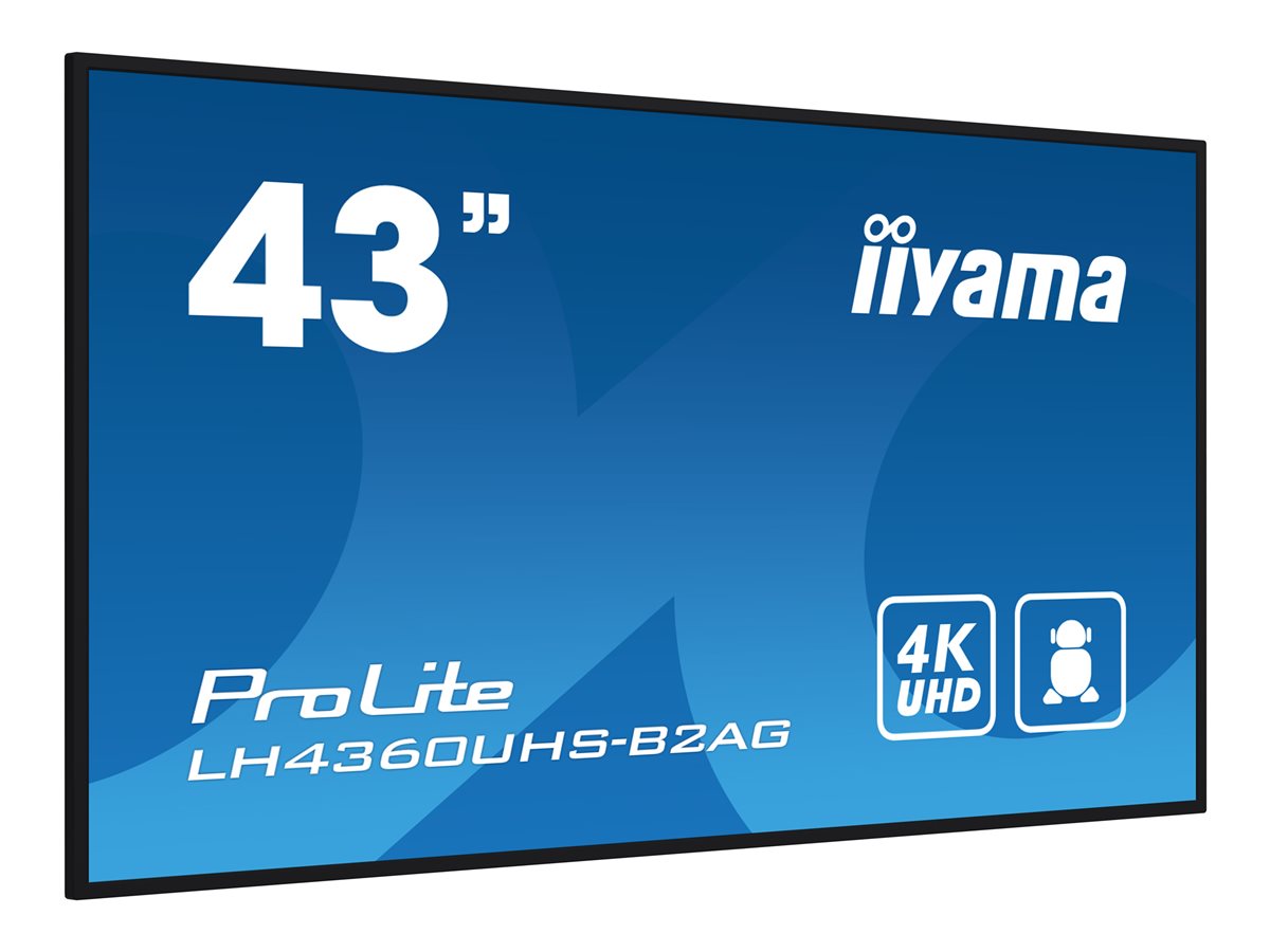 iiyama ProLite LH4360UHS-B2AG 43" Třída (42.5" zobrazitelný) displej LCD s LED podsvícením - 4K - pro digital signage – foto 4