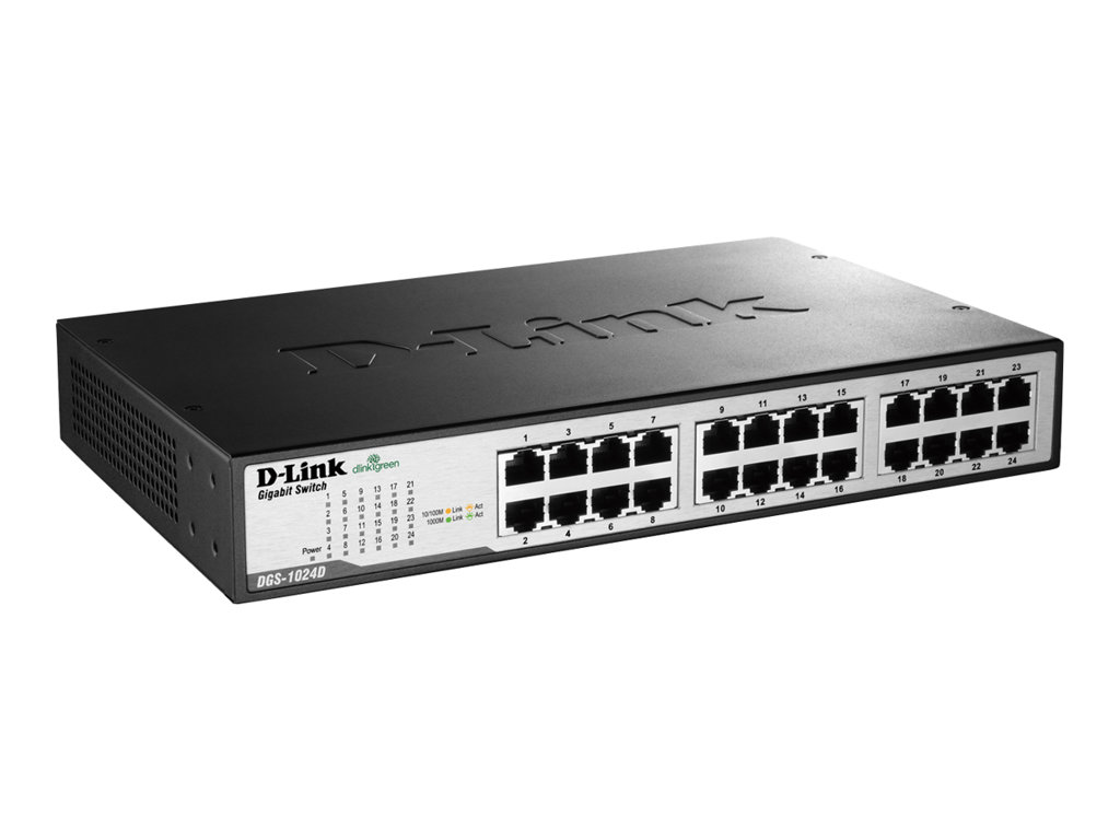 D-LINK SWITCH 24 PORTS 10/100/1