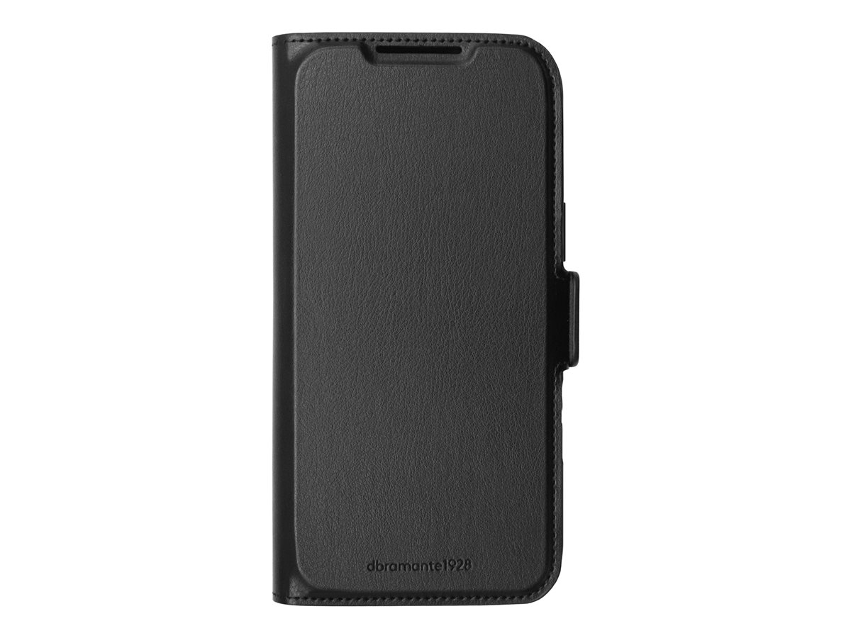dbramante1928 Sustainable Bergen Folio Case Pro iPhone 17 Pro Max BLACK - Enterprise Bulk Packaging