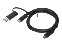 MicroConnect USB 3.2 Gen 1 USB Type-C kabel 1m Sort