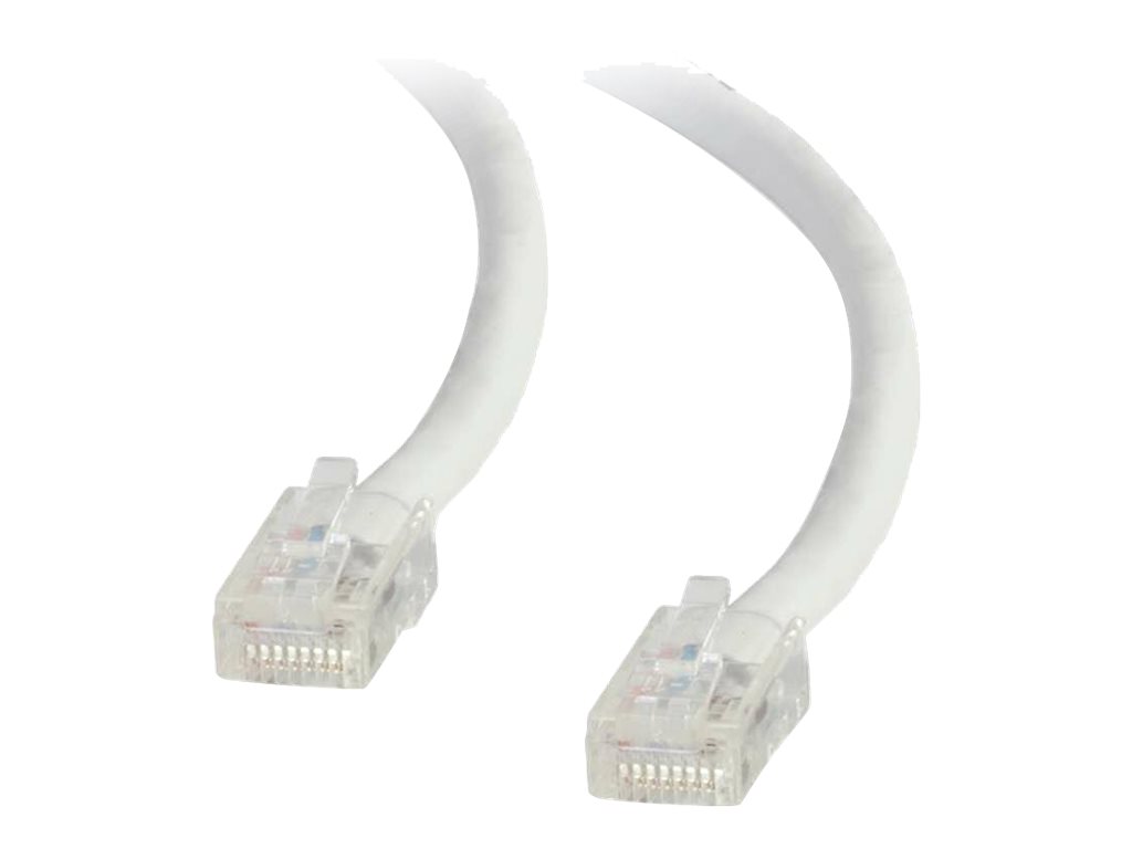 An image of C2G Cat5e Non-Booted Unshielded (UTP) Network Patch Cable - patch cable - 1 m - white