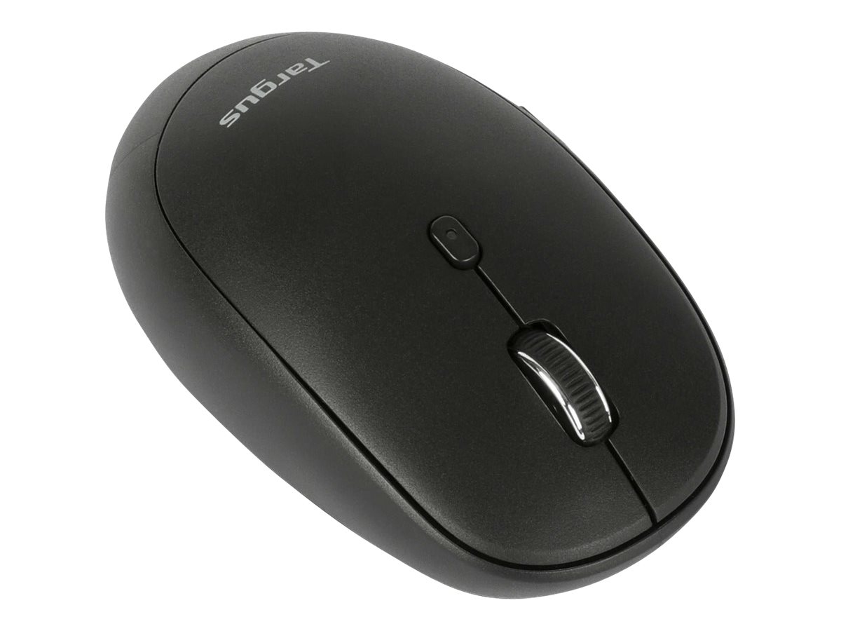 Targus Midsize Wireless Antimicrobial Multi-Device Mouse - Black - AMB582GL