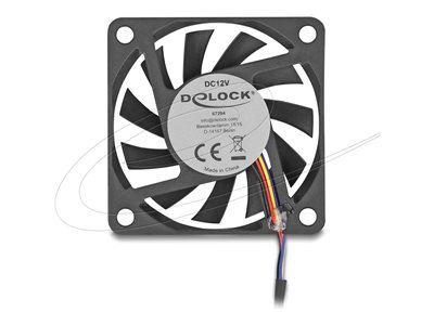 DELOCK Axiallufter 12 V DC 60 x 60 x 10