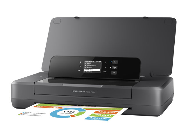 Image of HP Officejet 200 Mobile Printer - printer - colour - ink-jet