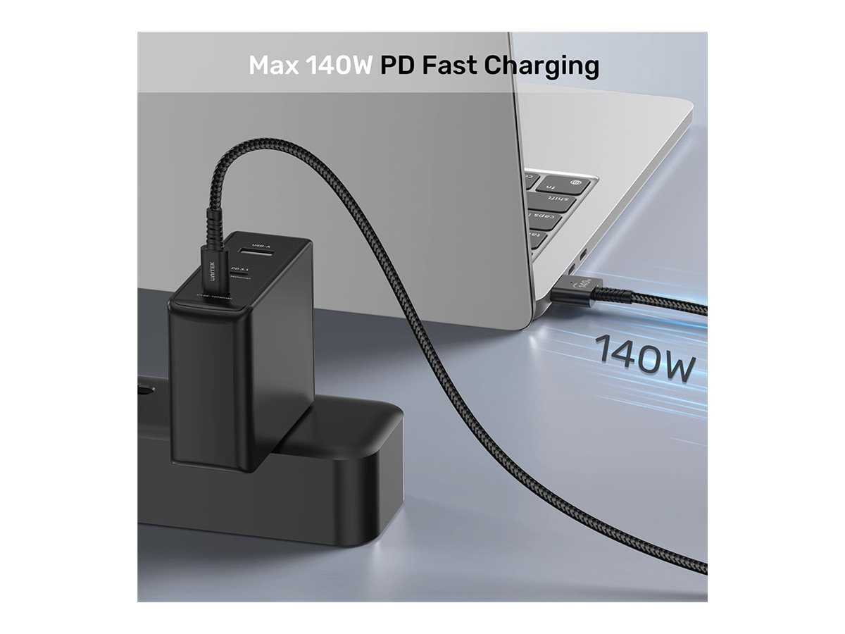 Unitek magnetic charging cable USB-C to MagSafe 3 2 Usage / lifestyle Close-up 72103