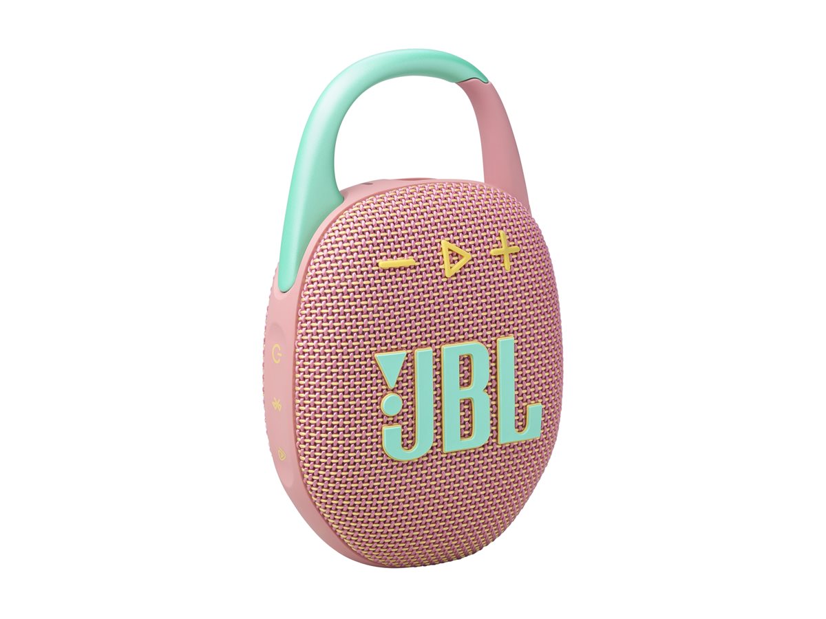 JBL Clip 5 Portable Bluetooth Speaker - Pink - JBLCLIP5PINKAM