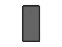 Belkin BoostCharge Powerbank 20000mAh 15Watt 2xUSB-A 1xUSB-C Sort