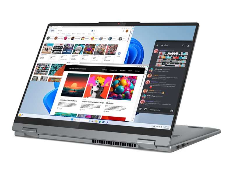 Lenovo IdeaPad 5 2-in-1 16AHP9 83DS Notebook - 16 inch - 16 GB RAM - 512 GB SSD NVMe - AMD Ryzen 5 - Radeon 760M - Luna Gray - 83DS0001CF