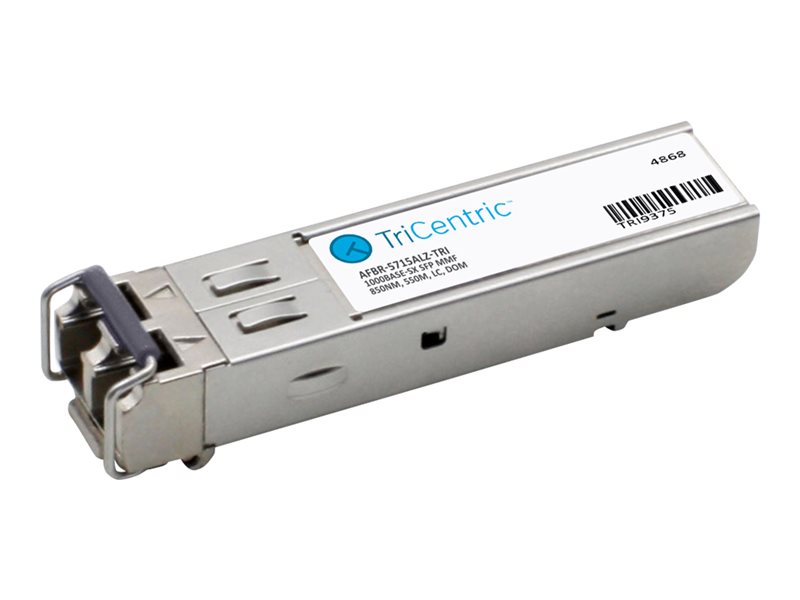 Gige Transceiver Module TriCentric Avago AFBR-5715ALZ Compatible SFP Transceiver - SFP (mini ...