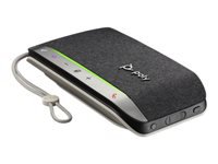 Poly Sync 20 - Smart speakerphone - Bluetooth - wireless, wired - USB-A - silver - Certified for Microsoft Teams