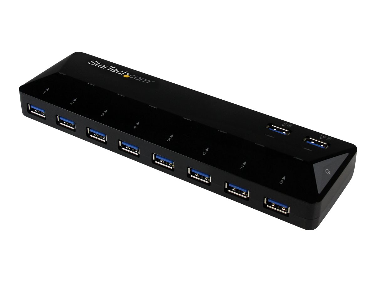 StarTech.com 10 Port USB 3.0 Hub with Charge & Sync Ports