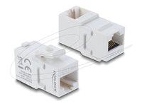 Delock CAT 6a Ikke afskærmet parsnoet (UTP) Netværkskobling Hvid