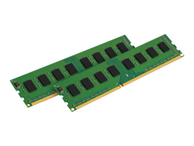 Image of Kingston ValueRAM - DDR3 - kit - 16 GB: 2 x 8 GB - DIMM 240-pin - 1600 MHz / PC3-12800 - unbuffered