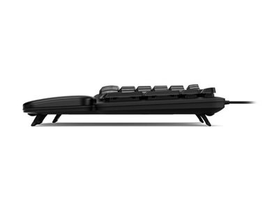 Kensington Pro Fit Ergo KM620-W keyboard and mouse set wired EQ 98% full size black Input Product shot Right side 76450