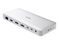 D-Link DUF-901 - docking station - USB-C / USB-A - 2 x DP USB4 - 1GbE 2.5GbE 10GbE 40GbE