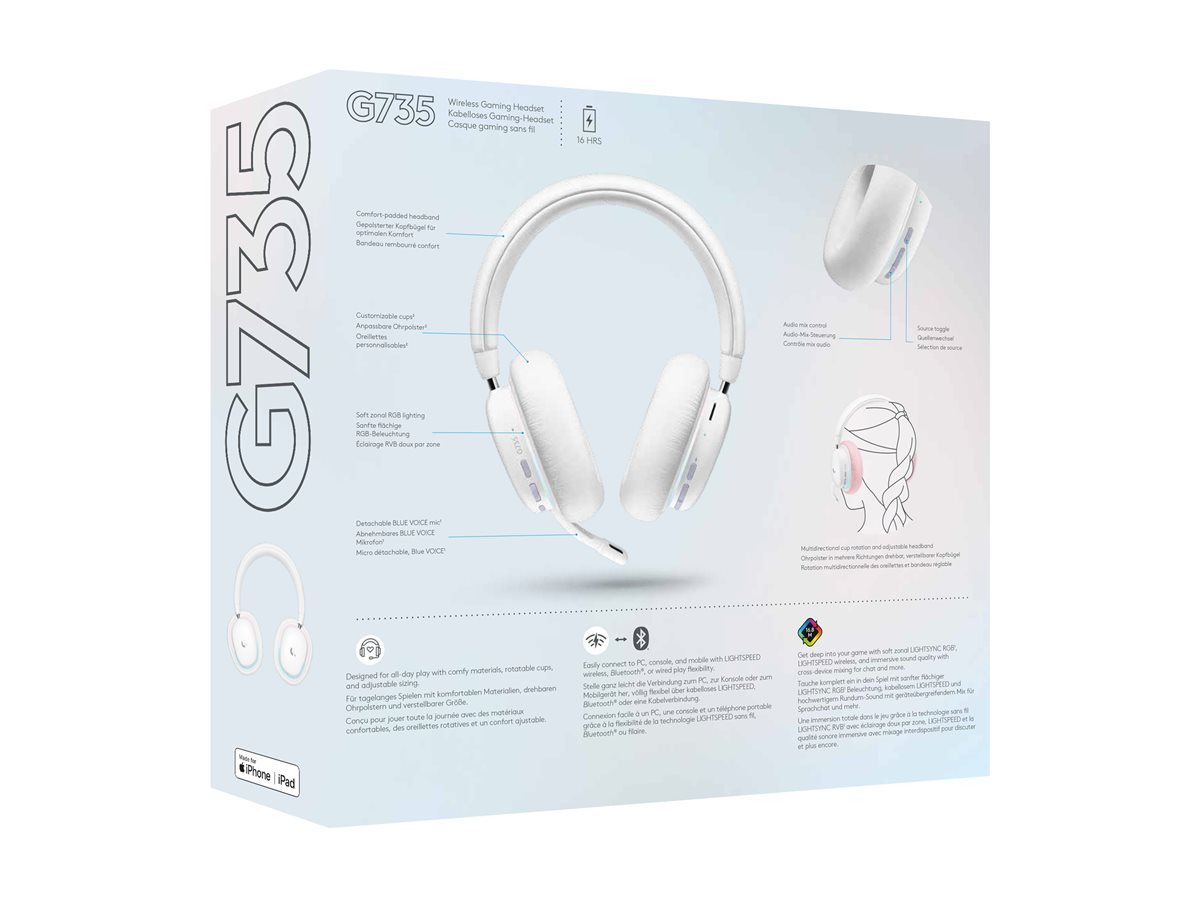 LOGITECH G735 OFF WHITE – foto 14